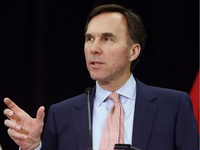 Finance Minister Bill Morneau addresses the Federation of Canadian Municipalities annual meeting in Ottawa on Nov. 22, 2016.