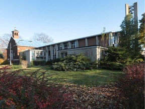 The exterior of the St. George's Anglican Church in Walkerville is shown on Monday, Nov. 9, 2015.