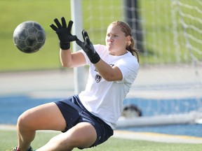 University of Windsor's Krystin Lawrence plays for the women's soccer and hockey teams.