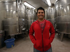 Steve Mitchell is shown at Sprucewood Shores Estate Winery in Amherstburg on Nov. 16, 2016. Mitchell is travelling to Hamilton to promo the Essex County wine region.