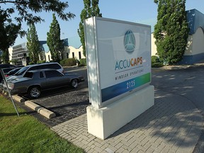 Accucaps is pictured in Windsor on Thursday, June 21, 2012.