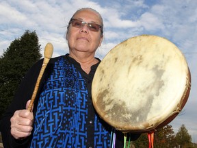 Theresa Sims is a member of Spirit of the Four Directions Singers, a First Nation's drum and singing group, which will be performing at the Nov. 11 Remembrance Day ceremony at Windsor Cenotaph.