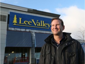 Jason Tasse, chief operating officer at Lee Valley, stands in front of the new store at the Roundhouse Centre on Howard Avenue in Windsor on Nov. 3, 2016.