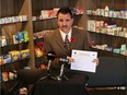 Barry Horrobin, director of planning & physical resources at Windsor Police Service, speaks during news conference describing how WPS is helping pharmacies be less vulnerable to crime.