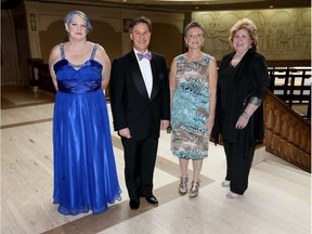 Dawn Dickens, left, Graham Keogh, Teddy Colini and Norma MacDonald attend 'A Night to Shine' Windsor Life Centre's 7th Annual Gala held at the Giovanni Caboto Club of Windsor October 28, 2016.
