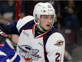 Logan Brown's return to the Windsor Spitfires failed to produce an offensive spark as the club fell 4-0 in North Bay to the Battalion on Thursday.