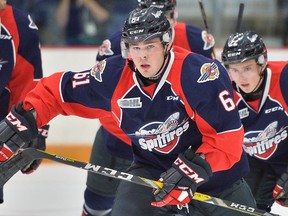 Windsor Spitfires forward Luke Boka