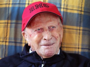 Ted Brotto celebrated his 102th birthday on Dec. 1, 2016. He's shown at his Lakeshore home.