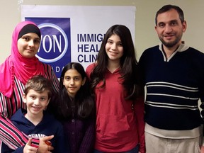 Jamal Omais, his wife Naghan, and the couple’s three children.