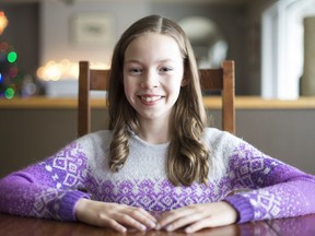 Madeline Truman, pictured Dec. 23, 2016 at her home in Lakeshore, keeps a busy schedule as a full-time student at Canada's National Ballet School in Toronto. "Dancing is definitely my passion," the 11-year-old said.