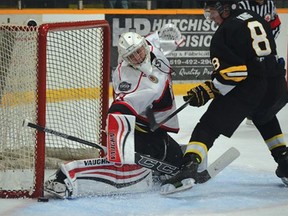 Goaltender Brock Baier is seen in this file photo.