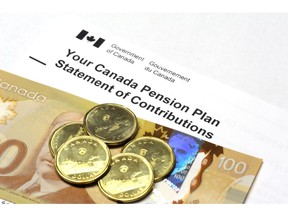 A Canada Pension Plan Statement of Contributions. Photo by Getty Images.