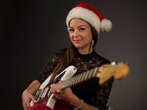 Windsor singer-songwriter Crissi Cochrane is wishing you a Merry Christmas with her silky cover of the 1953 Eartha Kitt tune Santa Baby. One of three songs on Cochrane's new EP of holiday tunes. Photographed Dec. 12, 2016.