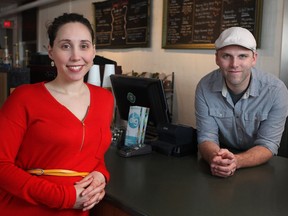 Michelle and Ben Davidson, co-owners of the Green Bean Cafe are pictured at their university location in this Feb. 18, 2013 file photo. The cafe will host its annual Christmas dinner on Dec. 25, 2016 at noon.