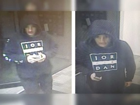 Security camera images of a man who allegedly stole a watch after he answered a Windsor Kijiji ad selling it on Dec. 9, 2016.