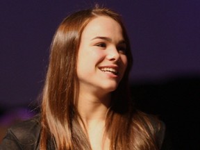 Linda Morais is all smiles as she accepts the 2010 Female Wrestling Athlete of the Year Award during the 2010 WESPY Awards on March 30, 2010.