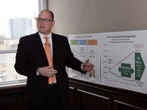 Mayor Drew Dilkens discusses proposed City of Windsor 2017 budget during a news conference at City Hall, Friday, Dec. 16, 2016.