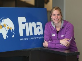 Former Olympian Kelly Stefanyshyn, who is the FINA World Swimming Championships director of operations, is shown at the WFCU Centre on Nov. 29, 2016.