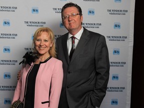 Veronique Mandal and Chris Vander Doelen are pictured during the Windsor Star opening night gala at 300 Ouellette Ave. in Windsor on May 10, 2013.