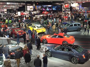 Attendance was strong on the first weekend of of last year's North American International Auto Show in Detroit.