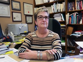 University of Windsor psychology professor Charlene Senn is shown in her office on campus on Tuesday, January 31, 2017.