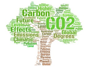 CO2 word cloud concept. Graphic by Getty Images.