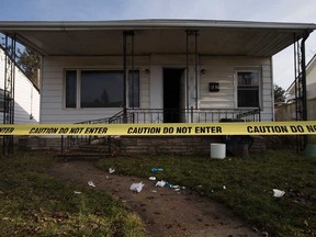 A house at 1338 Curry Ave. in Windsor where a fire took place on Jan. 21, 2017.