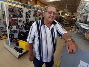 Elphedge "Elphy" Chapieski stands in the aisles of the Canada Salvage Co. store on Ottawa Street in this 2015 file photo.