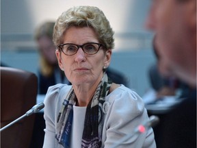 Ontario Premier Kathleen Wynne takes part in the meeting of First Ministers in Ottawa on Dec. 9, 2016.