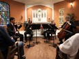 Members of the Windsor Symphony Orchestra perform at the Cardinal Place seniors residence on Jan. 10, 2017 in Windsor. Caesars Windsor presented a cheque for $28,500 to the WSO to allow it to maintain its Music for Health program.