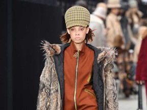 Windsor-born model Aleece Wilson, 22, walks the runway for Marc Jacobs in New York City on Feb. 16, 2017.