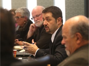 Nelson Santos speaks during 2017 budget deliberations for Essex County council in Essex on Feb. 1, 2017.