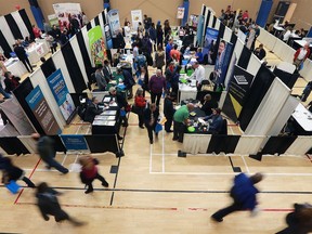 The Job Day event at the WFCU Centre in Windsor, ON. was well attended on Friday, Oct. 14, 2016.