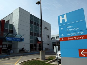 Leamington Hospital is seen in Leamington on Wednesday, April 29, 2015.