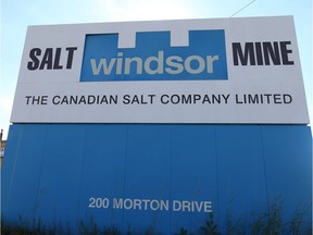 The Windsor Salt Mine owned by the Canadian Salt Company Limited on Morton Drive in Windsor on July 25, 2016.