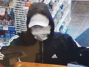 Windsor police have released a photo of a man who robbed Grandview Street pharmacy at knife-point on March 7, 2017.