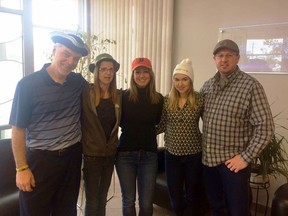 Staff at Community Living Essex County pose with their hats for the 8th annual Hats On For Healthcare Day on March 1, 2017.