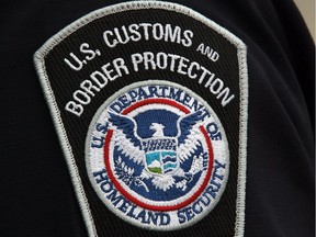 A badge of a U.S. Customs and Border Protection officer is seen in this undated photo.