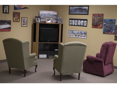 The interior of Dignified Day also offers the comforts of home, including TVs, chairs and playing tables.