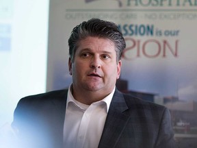 David Musyj, president and CEO of Windsor Regional Hospital, in February 2017.