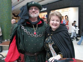 John (Jay) McKee (left) and his wife Cathy in their historical reenactment garb. McKee was killed in a vehicle crash in Michigan in December 2014. The driver of the other vehicle has been sentenced to six years prison.