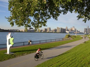 The Windsor riverfront is seen in this September 2006 photo.