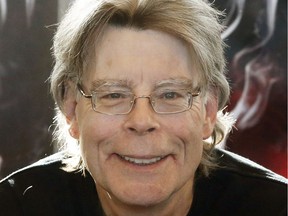 In this Nov. 13, 2013 photo, author Stephen King poses for the cameras, during a promotional tour in Paris.