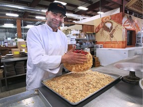 Ali Bazzi, owner of Sunrise Bakery and Pastry, is shown at his Walker Road location in Windsor on March 15, 2017. He has decided to shut down his downtown outlet.
