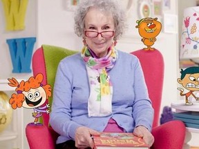 Canadian author Margaret Atwood is shown in a handout photo with Wenda, Wes & Wu for the animated series ‚ÄúWandering Wenda,‚Äù premiering Saturday on CBC. THE CANADIAN PRESS/HO-Courtesy of Breakthrough Entertainment MANDATORY CREDIT