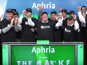 Leamington-based medical marijuana producer Aphria Inc. helped open the markets Friday, April 7, 2017 in Toronto.