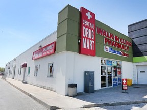 The Central Drug Mart is shown on April 24, 2017 in Windsor. The store has been robbed on several occasions.