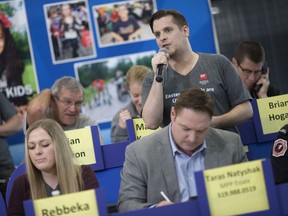 93.9 The River's Dan MacDonald helps host the the Easter Seals Telethon at Central Park Athletics, Sunday, April 2, 2017.