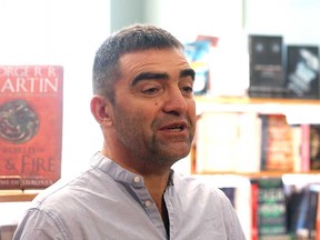 Acclaimed Canadian novelist Nino Ricci in Windsor in October 2016.