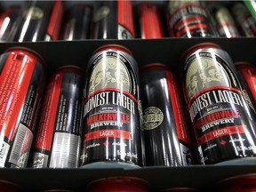 Cans of Walkerville Brewery's Honest Lager are shown in thie Aug. 7, 2015 file photo.